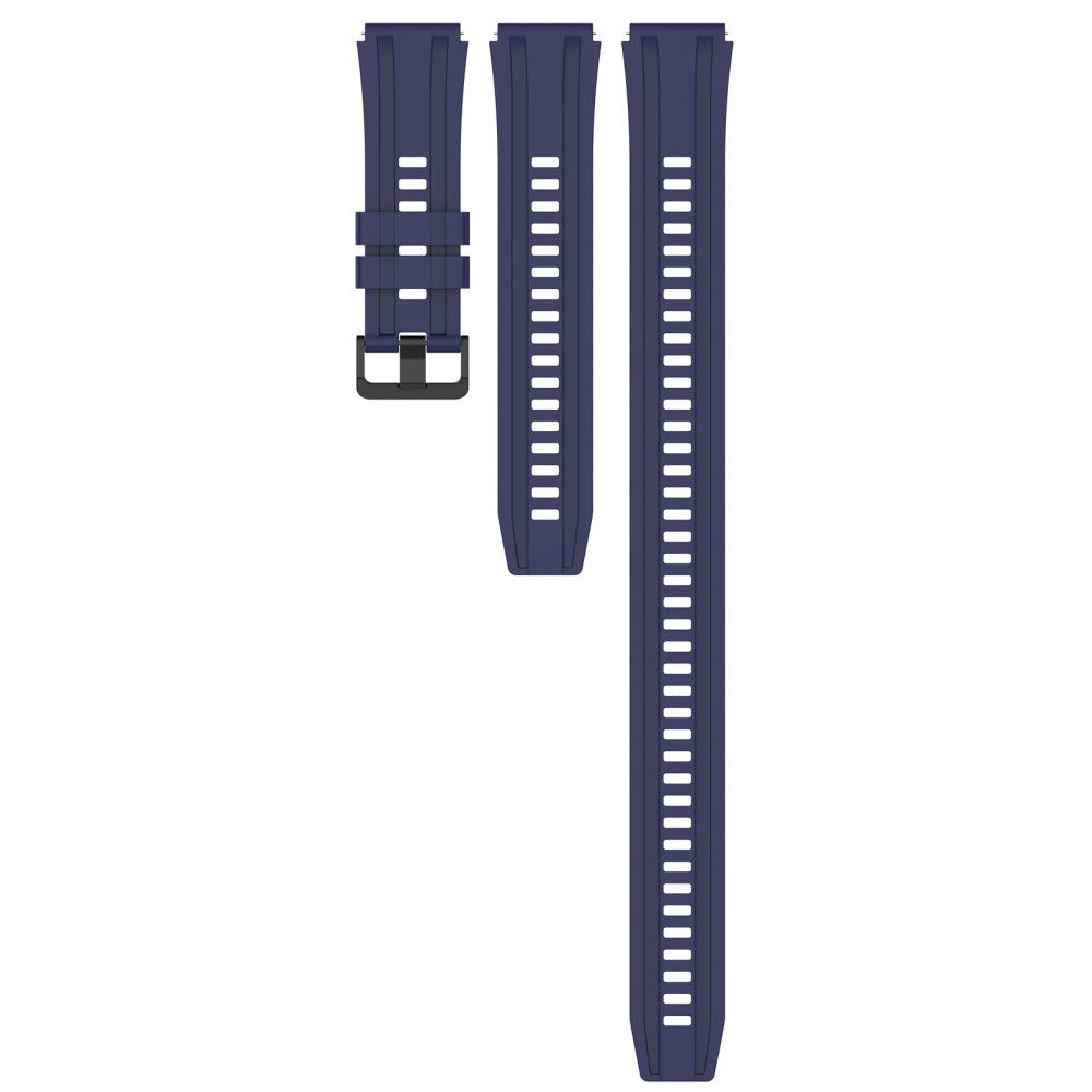 Superflot Metal Og Silikone Universal Rem passer til Smartwatch - Blå#serie_2