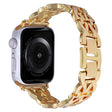 Alloy Double X Rhinestone Watch Strap for Apple Watch Series 42mm/44mm