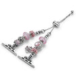 Beaded Bracelet Band for Apple Watch - Pink / Heart Heart Design