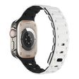 Silicone Band for Apple Watch - White+Black