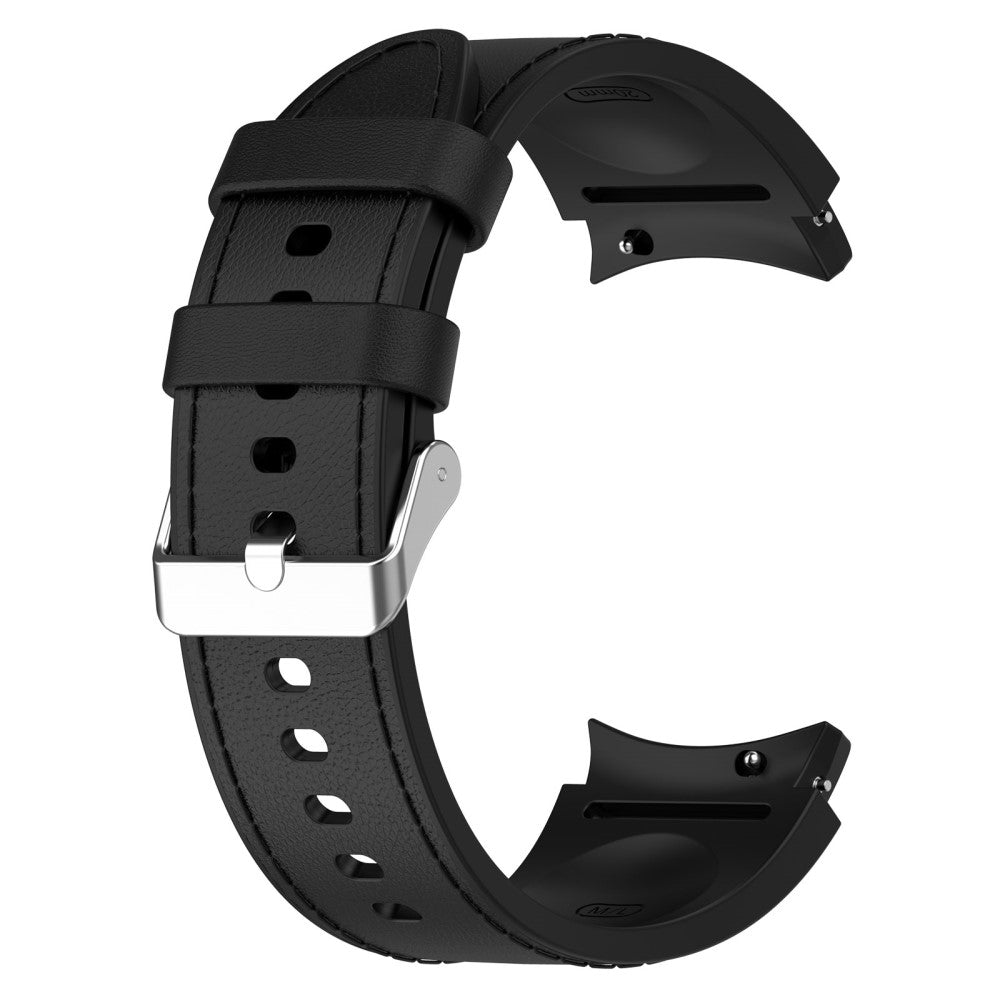 Smuk Metal Og Silikone Universal Rem passer til Samsung Smartwatch - Sort#serie_1