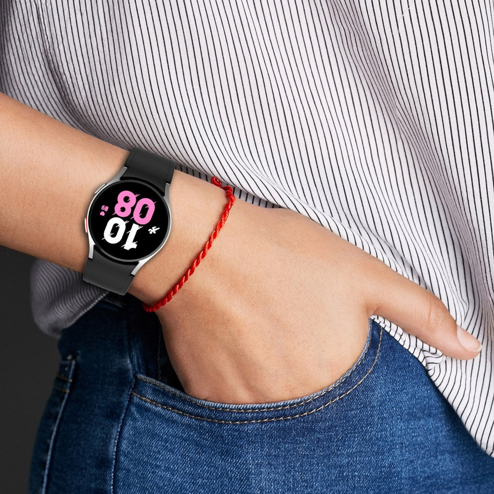 Smuk Metal Og Silikone Universal Rem passer til Samsung Smartwatch - Pink#serie_3