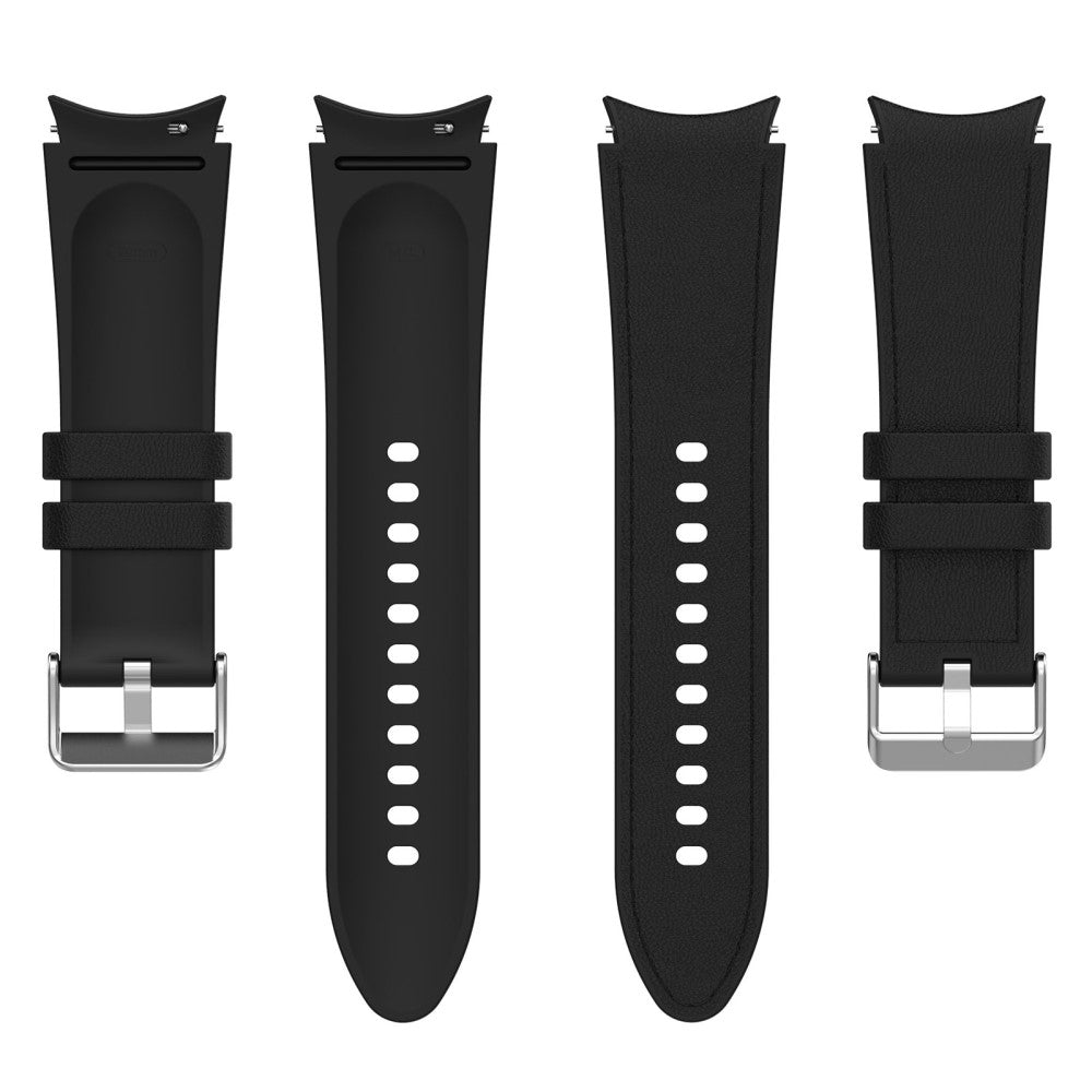 Smuk Metal Og Silikone Universal Rem passer til Samsung Smartwatch - Grøn#serie_4