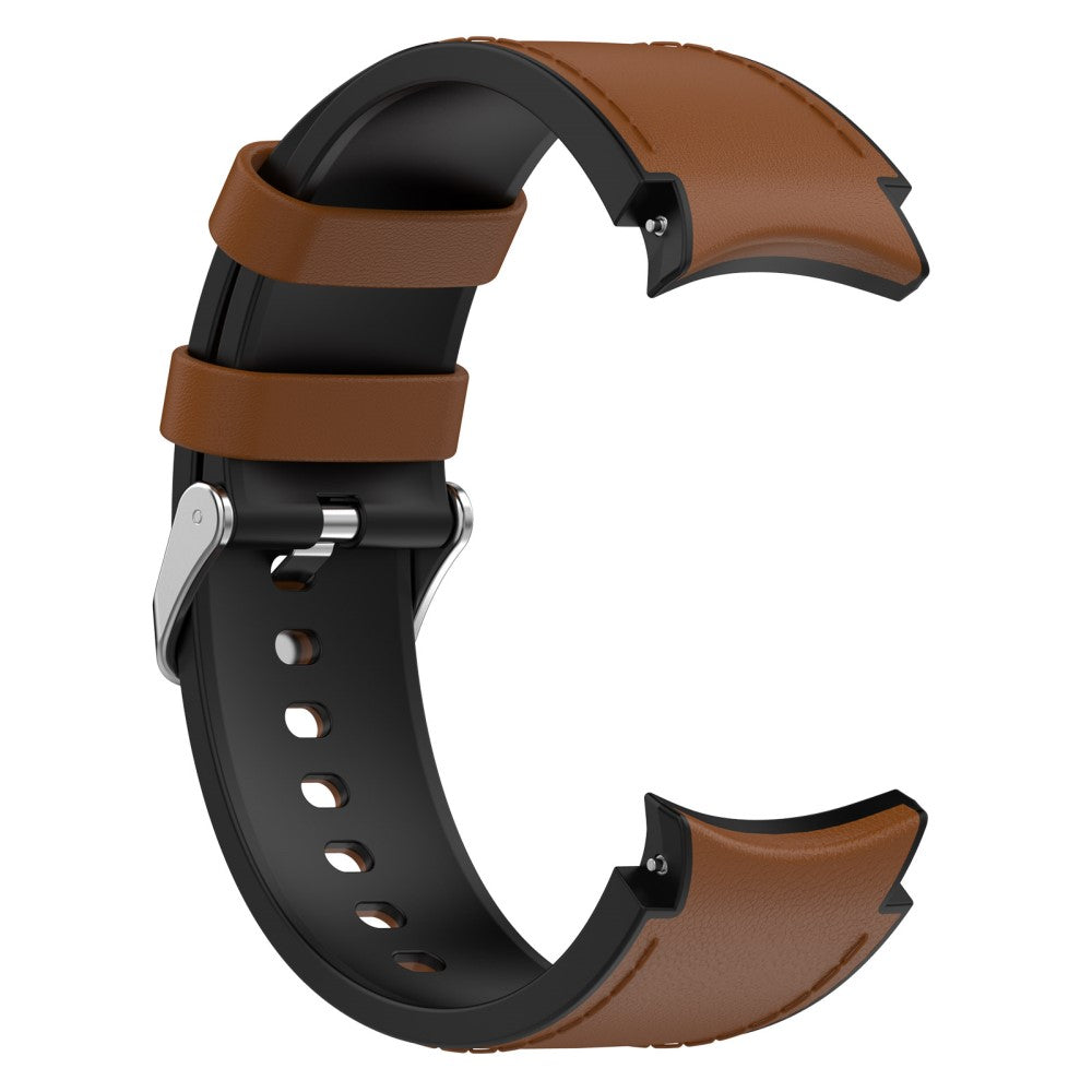 Smuk Metal Og Silikone Universal Rem passer til Samsung Smartwatch - Brun#serie_9