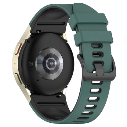 Dual-Color Silicone Watch Band for Samsung Galaxy Watch#serie_4