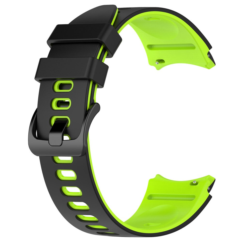 Klassisk Metal Og Silikone Universal Rem passer til Samsung Smartwatch - Grøn#serie_10