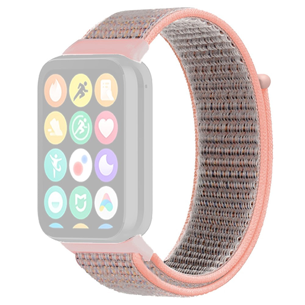 Helt Vildt Cool Nylon Rem passer til Xiaomi Smart Band 8 Pro - Pink#serie_2