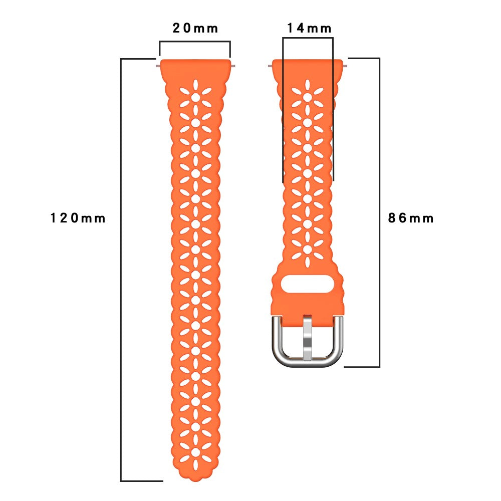 Samsung Galaxy Watch Universal Silicone Strap 20mm Watch Band - Starlight#serie_12