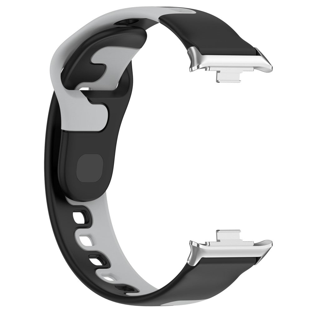 Rigtigt Smuk Silikone Rem passer til Xiaomi Smart Band 8 Pro - Sølv#serie_4