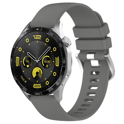 Helt Vildt Flot Silikone Universal Rem passer til Smartwatch - Sølv#serie_7