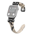 Black Buckle Strap Apple Watch Ultra 2 / Ultra 49mm / Series 9 45mm / 8 7 45mm / 6 5 4 SE (2022) SE (2023) SE 44mm / 3 2 1 42mm - Snake Texture