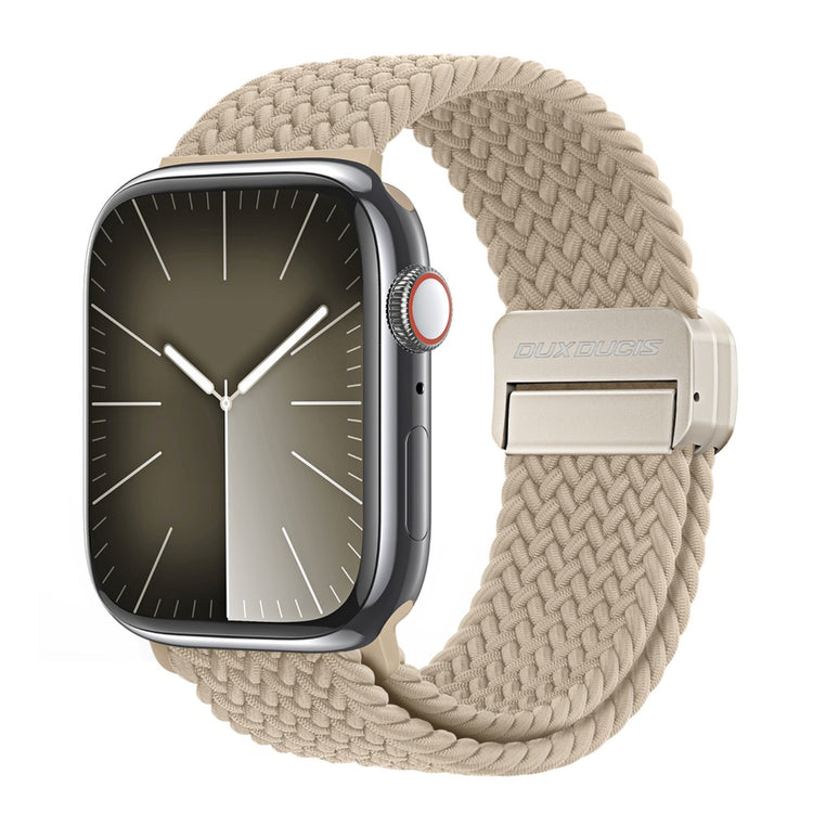 Super Pænt Nylon Universal Rem passer til Apple Smartwatch - Brun#serie_2