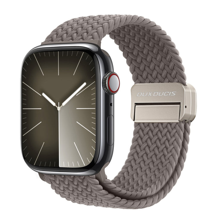 Super Pænt Nylon Universal Rem passer til Apple Smartwatch - Sølv#serie_3