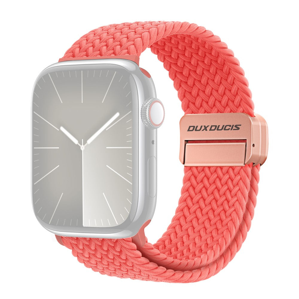 Super Pænt Nylon Universal Rem passer til Apple Smartwatch - Pink#serie_4