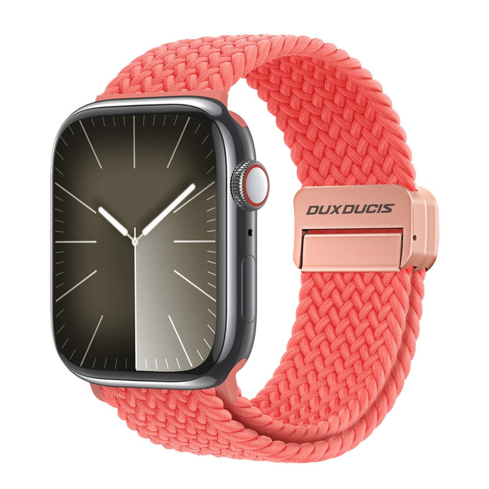 Super Pænt Nylon Universal Rem passer til Apple Smartwatch - Pink#serie_4