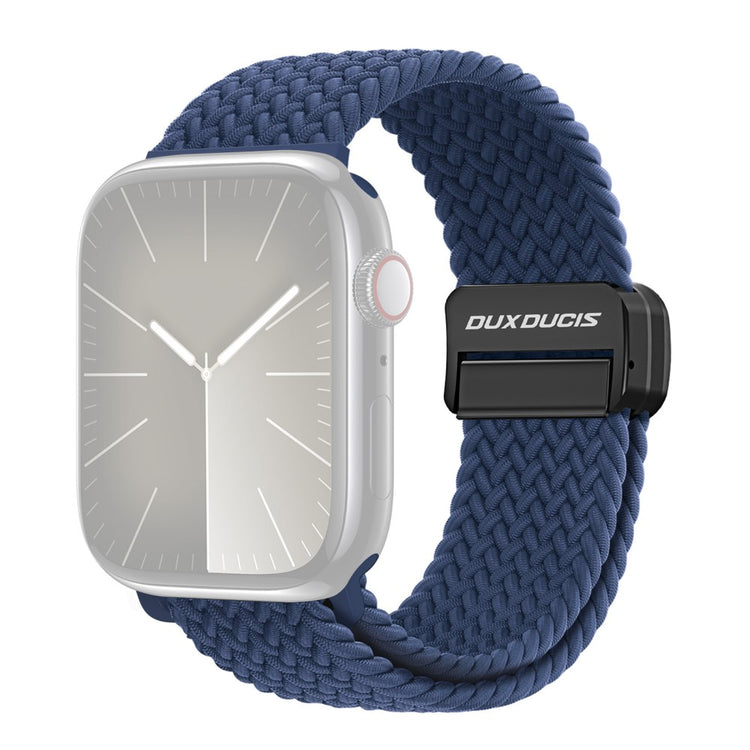 Super Pænt Nylon Universal Rem passer til Apple Smartwatch - Blå#serie_7