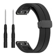Garmin Fenix 7S / 7S Pro / Instinct 2S / Fenix 6S Watch Strap 20mm Silicone Watchband with Black Buckle