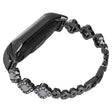Xiaomi Mi Band 5 / 6 Metal Watch Band Rhinestone Decor Clover Wrist Strap