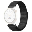 Huawei Watch GT 4 41mm / Garmin Venu 3S Watch Band 18mm Nylon Loop Adjustable Wrist Strap - Dark Black