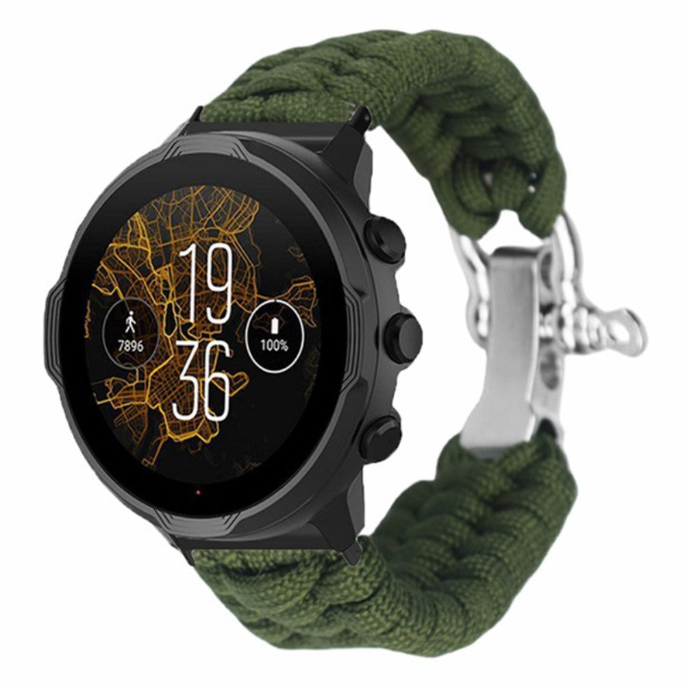 Fed Nylon Universal Rem passer til Smartwatch - Grøn#serie_6