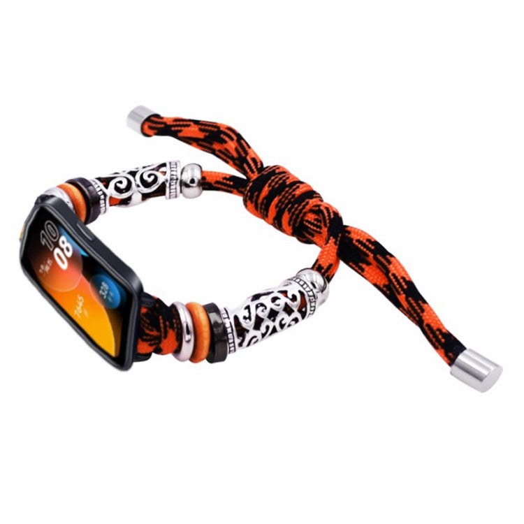 Fortrinligt Nylon Rem passer til Huawei Band 8 - Orange#serie_1