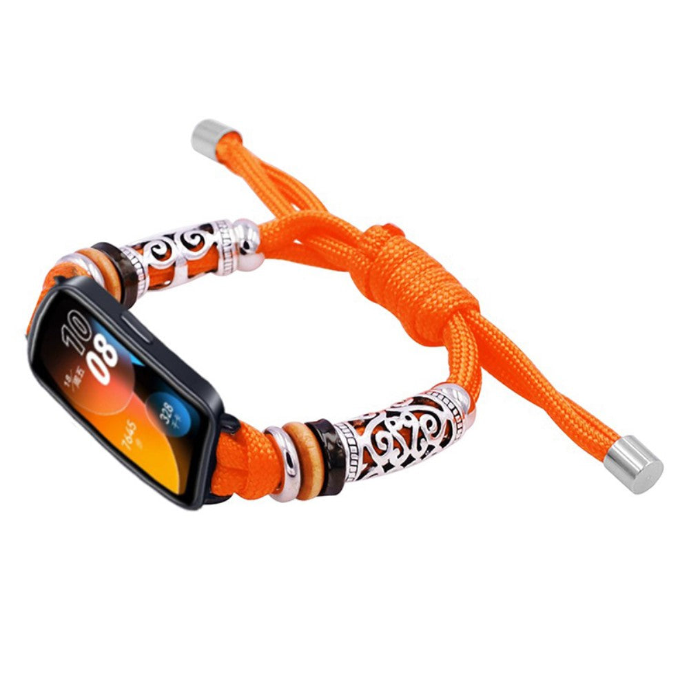 Fortrinligt Nylon Rem passer til Huawei Band 8 - Orange#serie_2