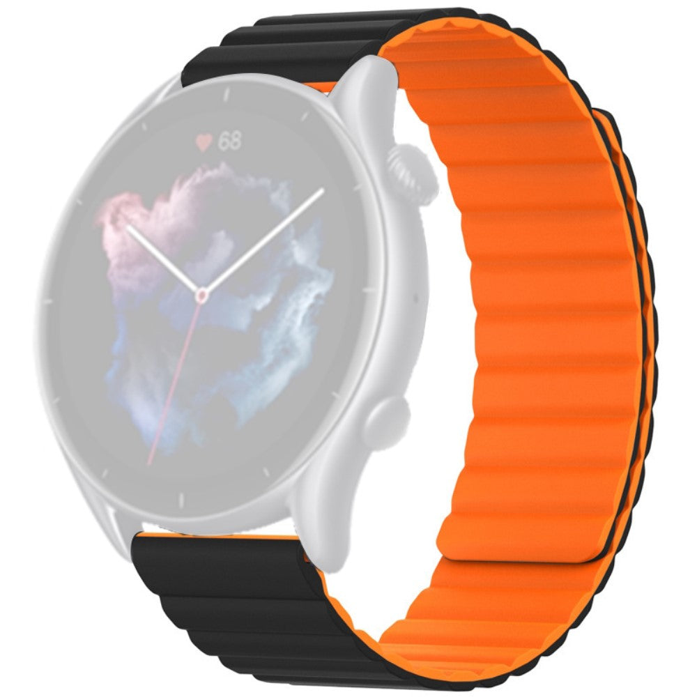 Rigtigt Smuk Silikone Universal Rem passer til Amazfit Smartwatch - Orange#serie_1