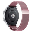 KALEBOL KLB-ML-001 Samsung Galaxy Watch3 45mm / Huawei Watch Ultimate Milanese Watch Strap 22mm Magnetic Metal Watch Band - Rose Gold