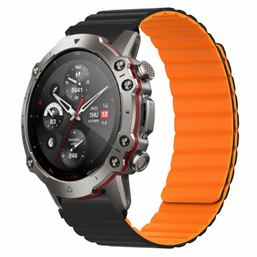 Fed Silikone Universal Rem passer til Smartwatch - Orange#serie_5