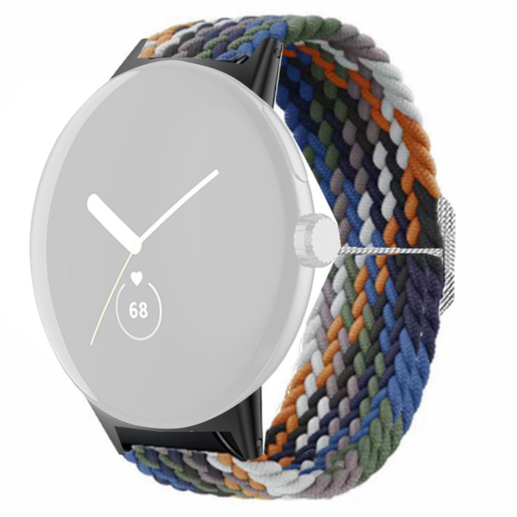 Nylon Universal Rem passer til Google Pixel Watch / Google Pixel Watch 2 - Flerfarvet#serie_6