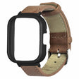 Vegan Leather Watch Band for Redmi Band 3 Replacement Wrist Strap with Watch Case