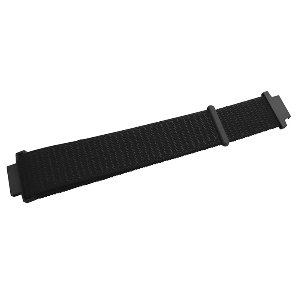 Rigtigt Elegant Nylon Rem passer til Amazfit Verge 2 - Sort#serie_1