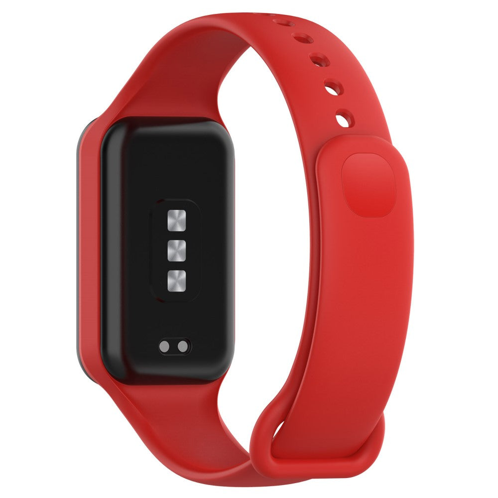 Silikone Universal Rem passer til Xiaomi Redmi Band 2 / Xiaomi Smart Band 8 Active - Rød#serie_6