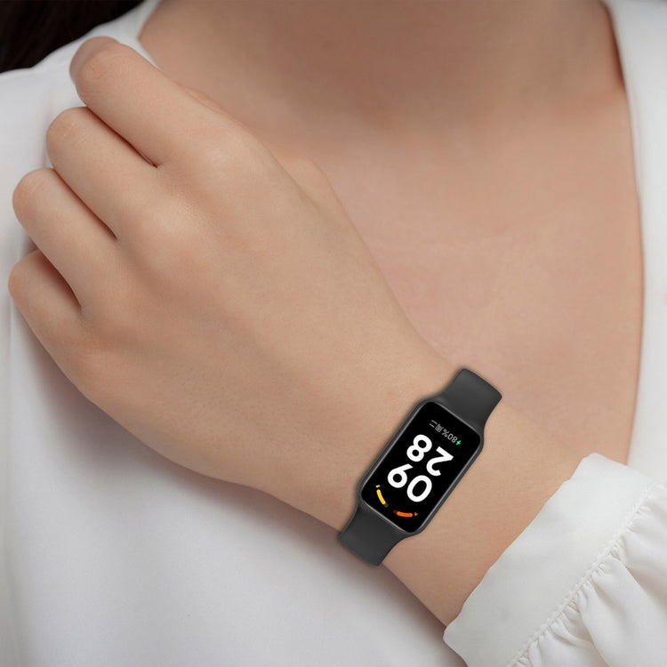 Silikone Universal Rem passer til Xiaomi Redmi Band 2 / Xiaomi Smart Band 8 Active - Rød#serie_6