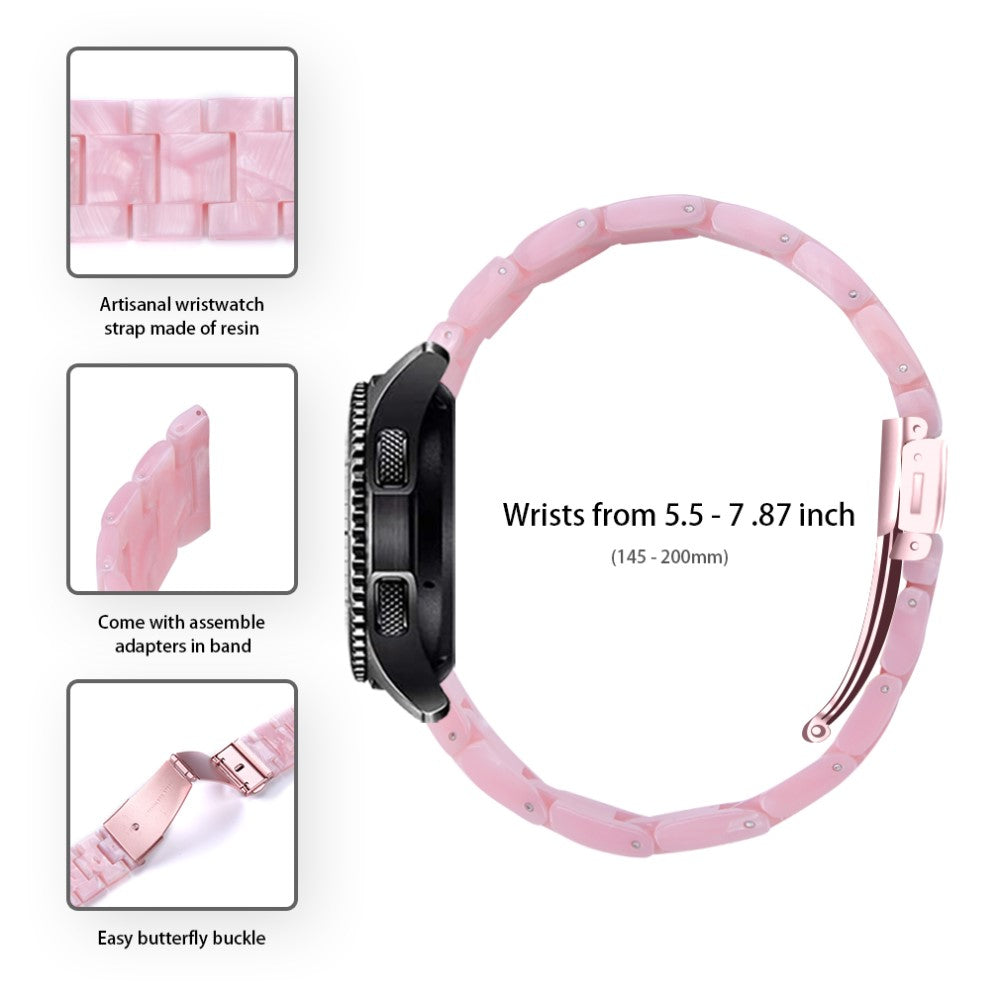 Meget Sejt Silikone Rem passer til Garmin Vivoactive 4 - Pink#serie_23