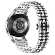 Samsung Galaxy Watch 20mm Replacement Band Stainless Steel Watch Strap with Connector - Silver / Black