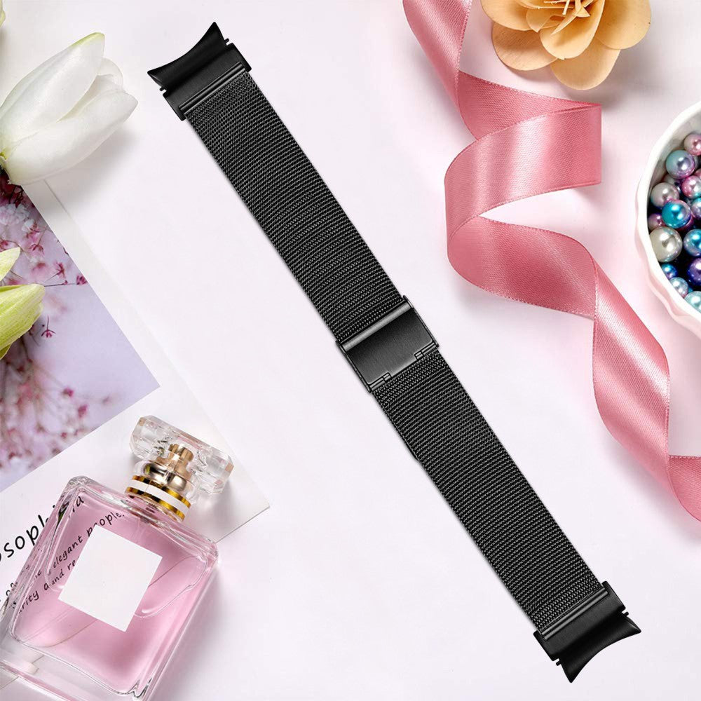 Samsung Galaxy Watch6 / Watch6 Classic Watch Band Stainless Steel Quick Release Connector Watch Strap - Black#serie_098