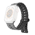 Apple Watch Series 41mm - 40mm - 38mm Universal Watch Band Magnetic Flexible Strap - Grey+Black