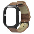 Retro Leather Watch Band for Honor Watch 4 Replacement Strap with Watch Case