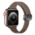 Apple Watch Series 49mm - 45mm - 44mm - 42mm Universal Slim Magnetic Watch Band - Light Tan