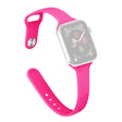 Apple Watch 41mm / 40mm / 38mm Slim Silicone Watch Band - Hot Pink