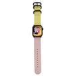 Apple Watch 49mm / 45mm / 44mm / 42mm Watch Band with Round Buckle - Yellow+Pink