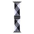 Apple Watch 49mm / 45mm / 44mm / 42mm Nylon Wristband Bracelet - Black+White