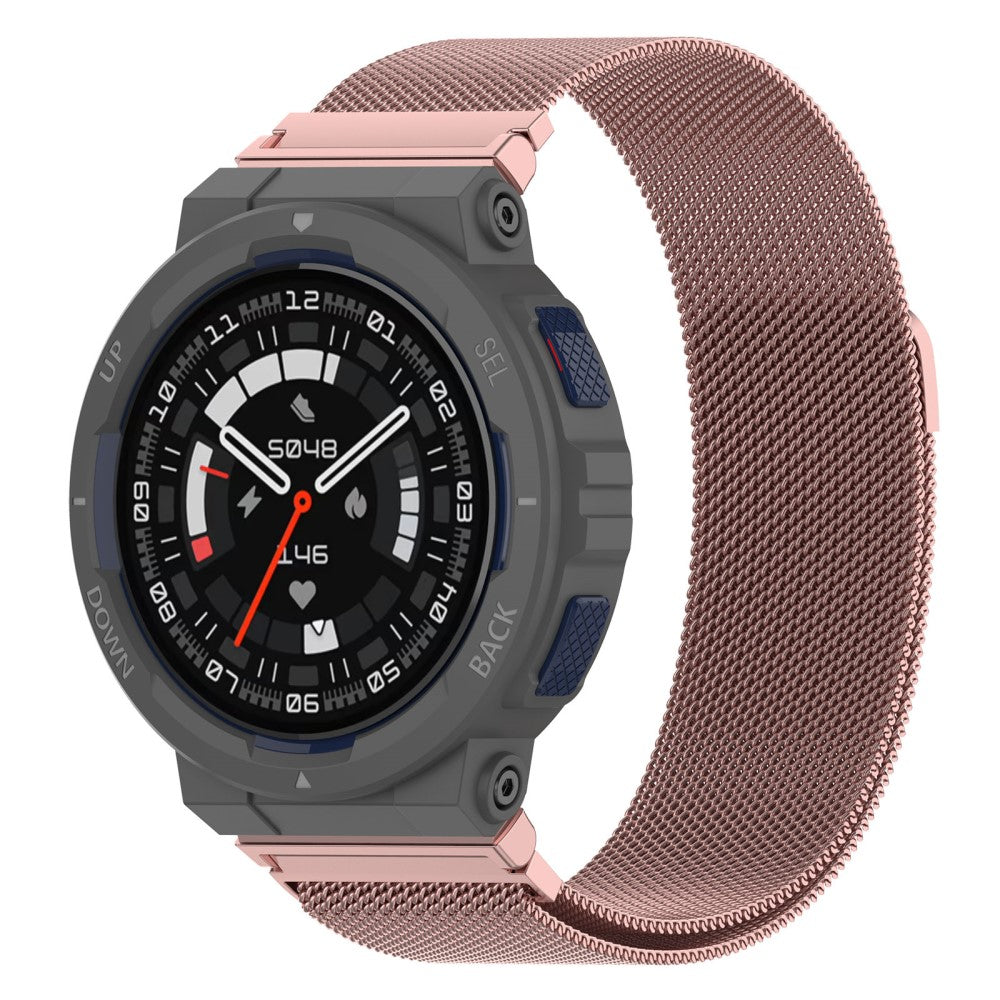 Eminent Metal Rem passer til Amazfit Active Edge - Pink#serie_4