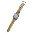 Apple Watch 49mm / 45mm / 44mm / 42mm Watch Strap - Light Brown / Cloth