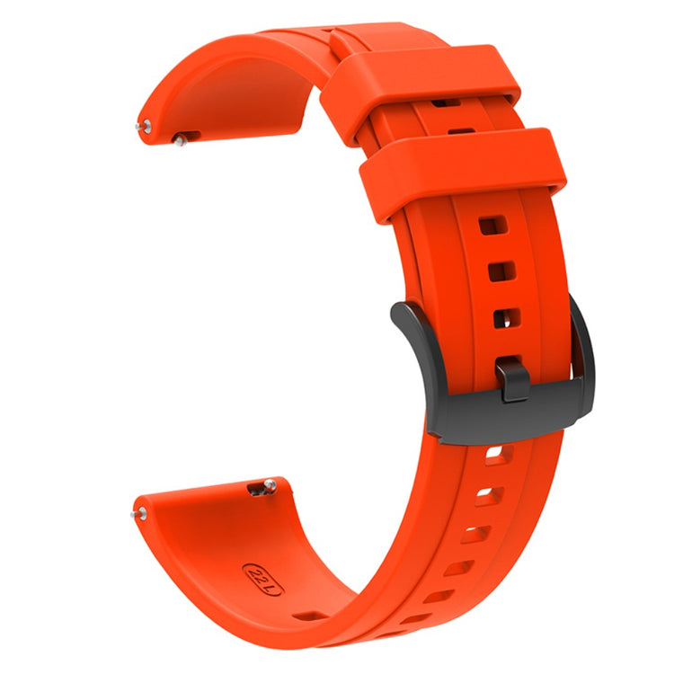 Super Smuk Silikone Rem passer til Huawei Watch GT 4 46mm - Orange#serie_2