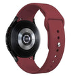 KALEBOL KLB-DKGJ-001 Samsung Galaxy Watch6 / Watch6 Classic / Watch5 Silicone Watch Band Adjustable Strap - Wine Red