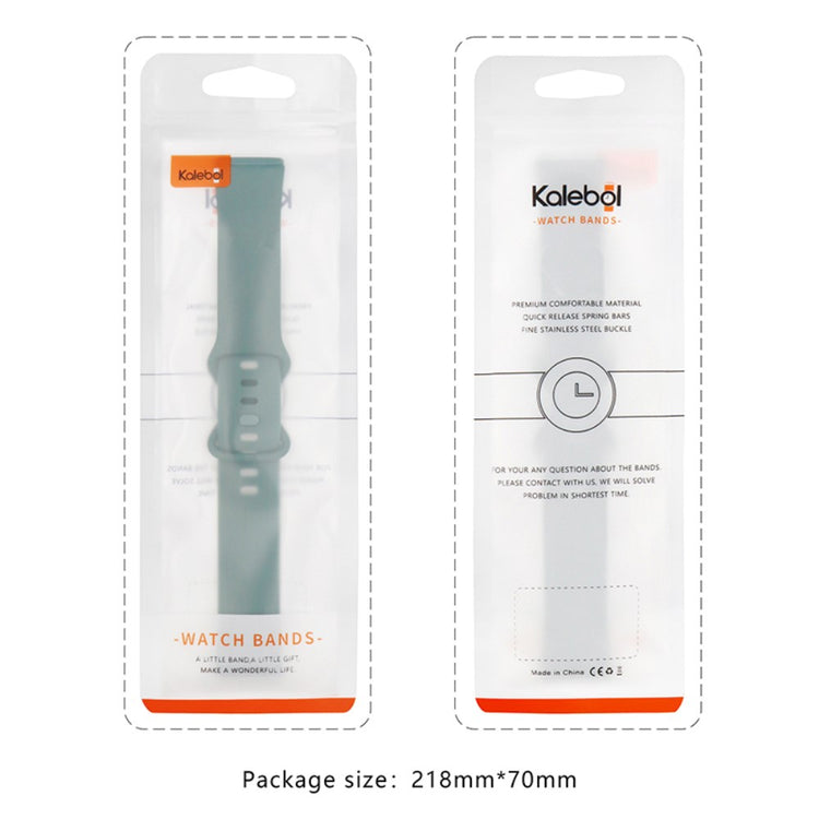 KALEBOL KLB-HDKGJ-001 Fitbit Versa 3 / 4 / Sense / Sense 2 Silicone Watch Band - Baby Blue#serie_9