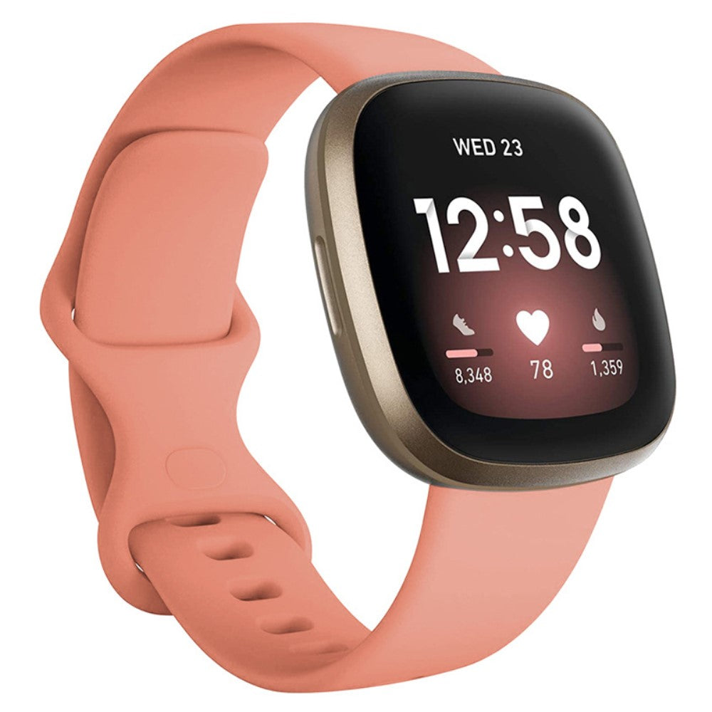 Helt Vildt Skøn Silikone Universal Rem passer til Fitbit Smartwatch - Pink#serie_3