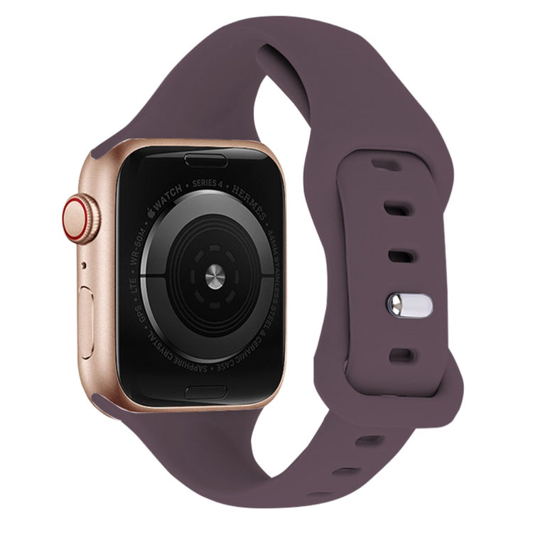 Super Fed Silikone Universal Rem passer til Apple Smartwatch - Lilla#serie_14